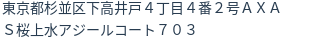 住所(登記所在地)