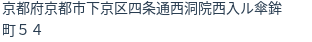 住所（登記所在地）