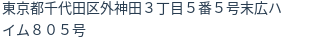 住所(登記所在地)