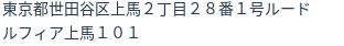 住所(登記所在地)