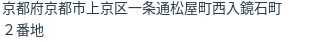 住所(登記所在地)
