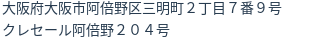 住所（登記所在地）