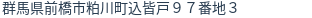 住所(登記所在地)