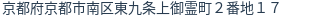 住所(登記所在地)