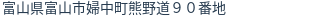 住所(登記所在地)