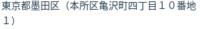 住所（登記所在地）