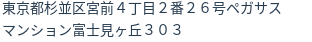 住所（登記所在地）