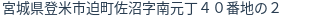住所(登記所在地)