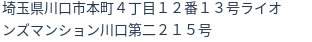住所(登記所在地)