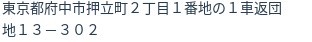 住所(登記所在地)