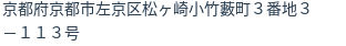 住所（登記所在地）