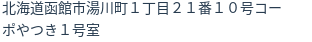住所（登記所在地）