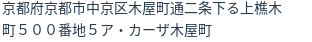 住所(登記所在地)