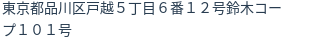 住所(登記所在地)