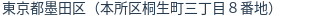 住所(登記所在地)