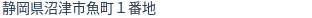 住所(登記所在地)