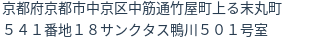 住所（登記所在地）