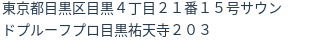 住所(登記所在地)