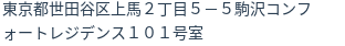 住所(登記所在地)