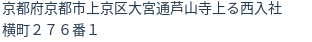 住所(登記所在地)