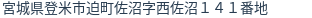 住所（登記所在地）