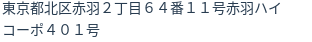 住所(登記所在地)