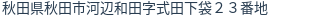 住所(登記所在地)