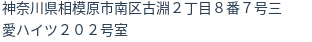 住所(登記所在地)