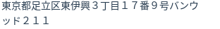 住所(登記所在地)