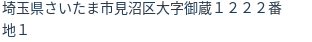 住所（登記所在地）