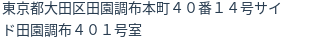 住所(登記所在地)