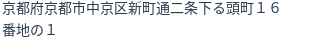 住所(登記所在地)