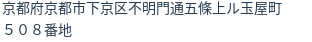 住所（登記所在地）