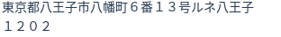住所(登記所在地)