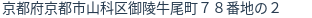 住所(登記所在地)