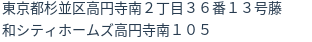 住所（登記所在地）