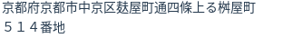 住所(登記所在地)