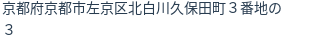 住所(登記所在地)