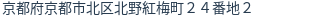 住所（登記所在地）