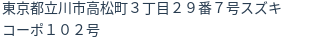 住所（登記所在地）