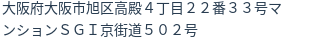 住所（登記所在地）