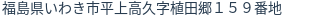 住所(登記所在地)