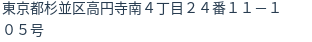 住所(登記所在地)