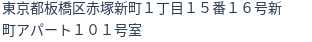 住所（登記所在地）