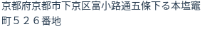 住所(登記所在地)