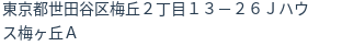 住所(登記所在地)