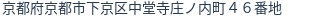 住所(登記所在地)