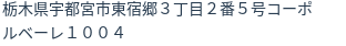 住所(登記所在地)