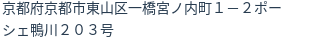 住所(登記所在地)