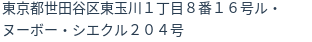 住所(登記所在地)